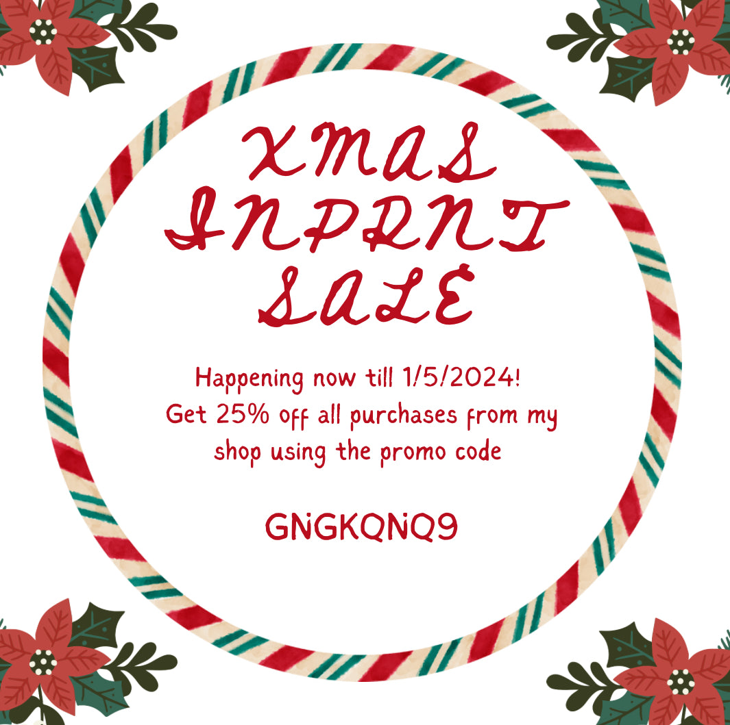 Xmas Inprnt Sale