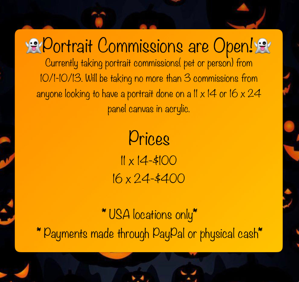 Portrait Commission Opening(10/1-10/13)